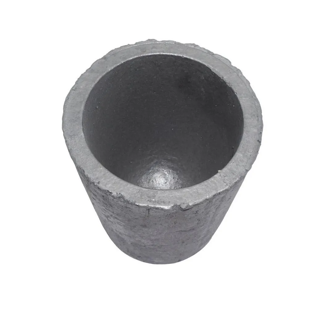 3# foundry silicon carbide graphite crucibles cup furnace torch melting casting refining gold sier copper brass aluminum2214