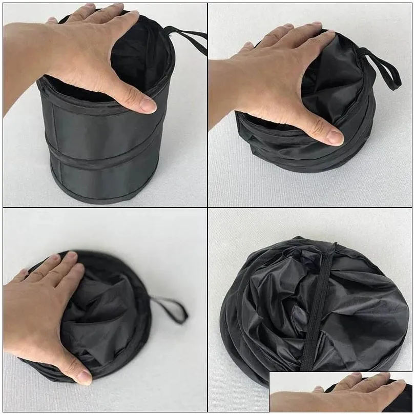 interior accessories foldable car trash can pack bag rubbish waste bin for little leak proof cooler garbage wastebasket