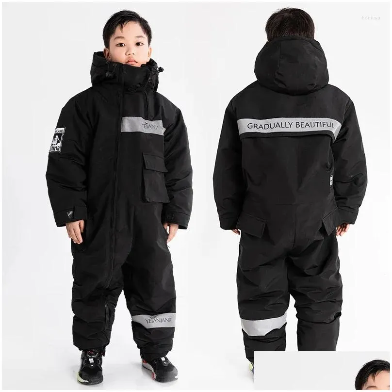 motorcycle apparel winter children`s protective suit electric vehicle warm windbreaker plus velvet and thickened windshield