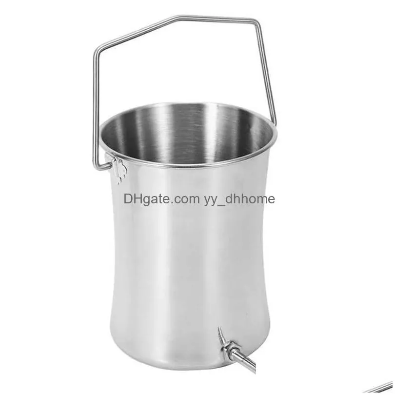  2l health stainless steel enema bucket suitable for colon cleansing reusable constipation cleaning detoxification cleansing enem