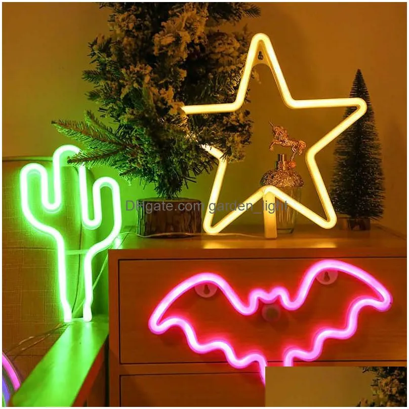 led neon sign wholesale neon signs night lamp neon led night lights for kids room children bedroom wedding decoration neon lamp