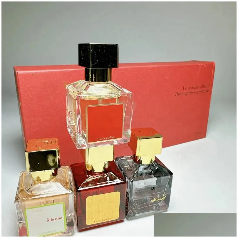 high quality men perfume 30mlx4 luxury brand extrait eau de parfum paris fragrance man woman cologne spray long lasting smell premierlash