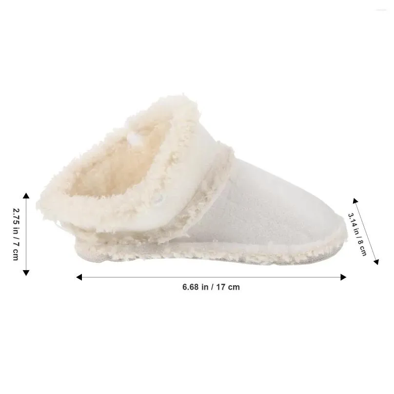 first walkers 1 pair kids winter shoe inserts detachable warm plush for hole shoes