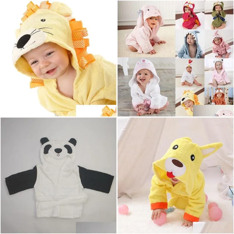 baby kids towels robes 20 cute animalshaped baby bath towels cotton children039s bathrobes full moon clothes 2059 z29094624
