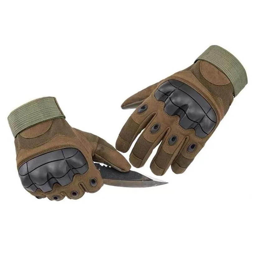 tactical gloves new army glove fl finger outdoor anti-skidding sporting 3 colors 9 size for option drop delivery mobiles motorcycles m