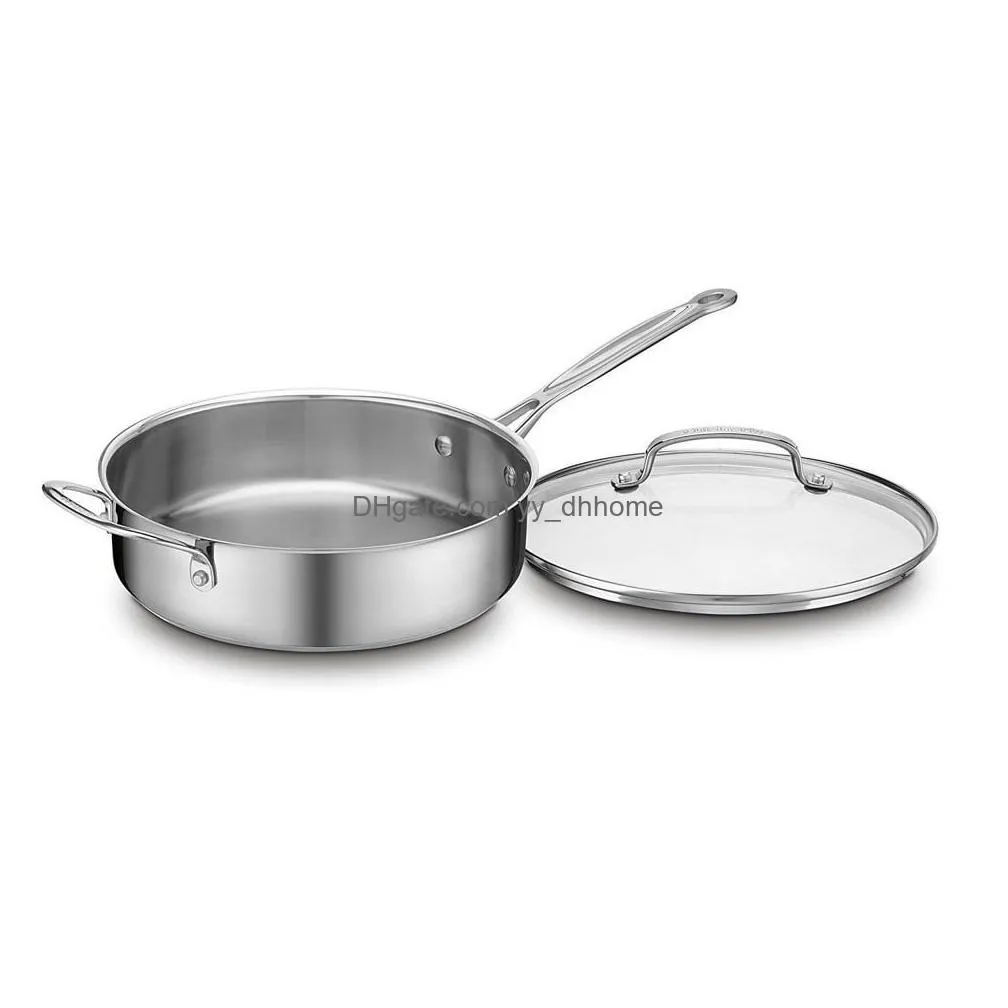 17 pieces stainless steel cookware set