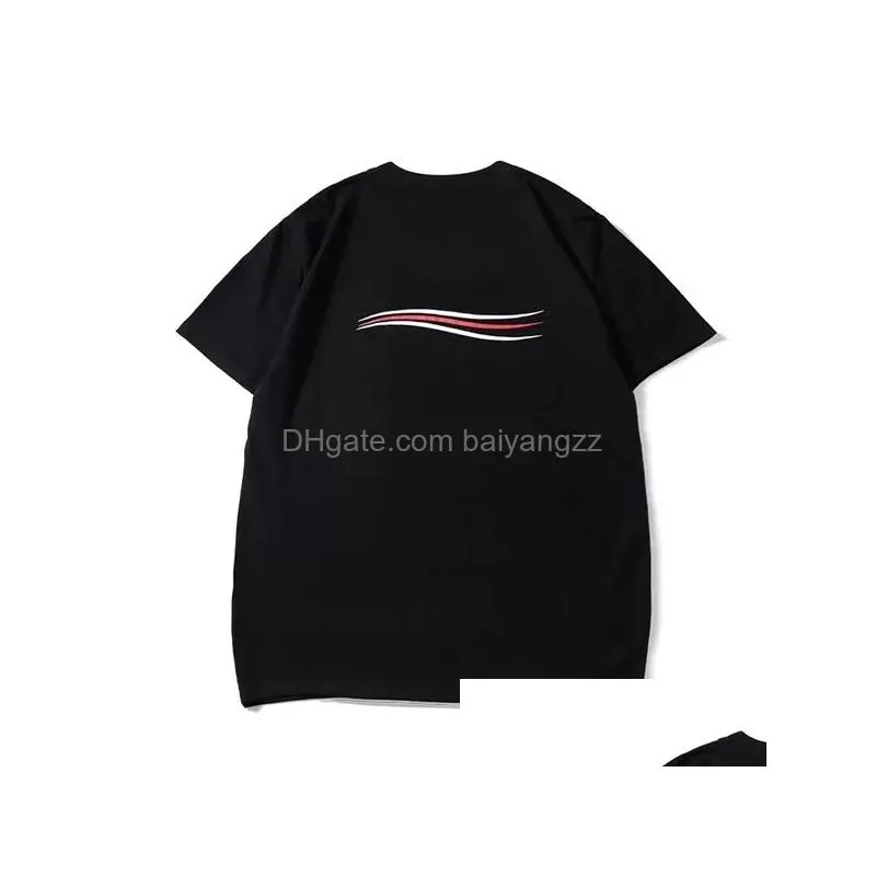 mens designer clothing famous t shirt letter print round neck short sleeve black white fashion men women t shirts s-3xl 4xl