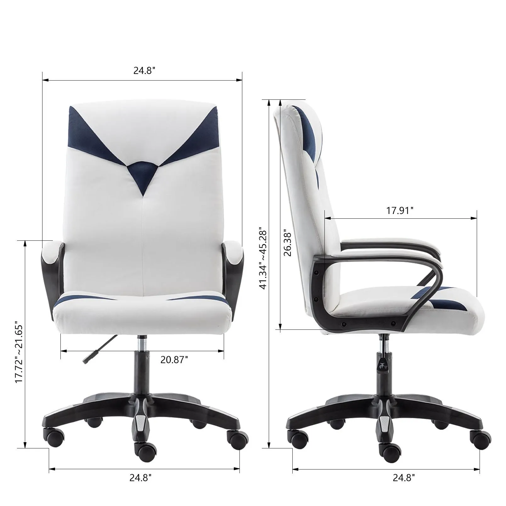 ergonomic office chair, high backrest adjustable office chair