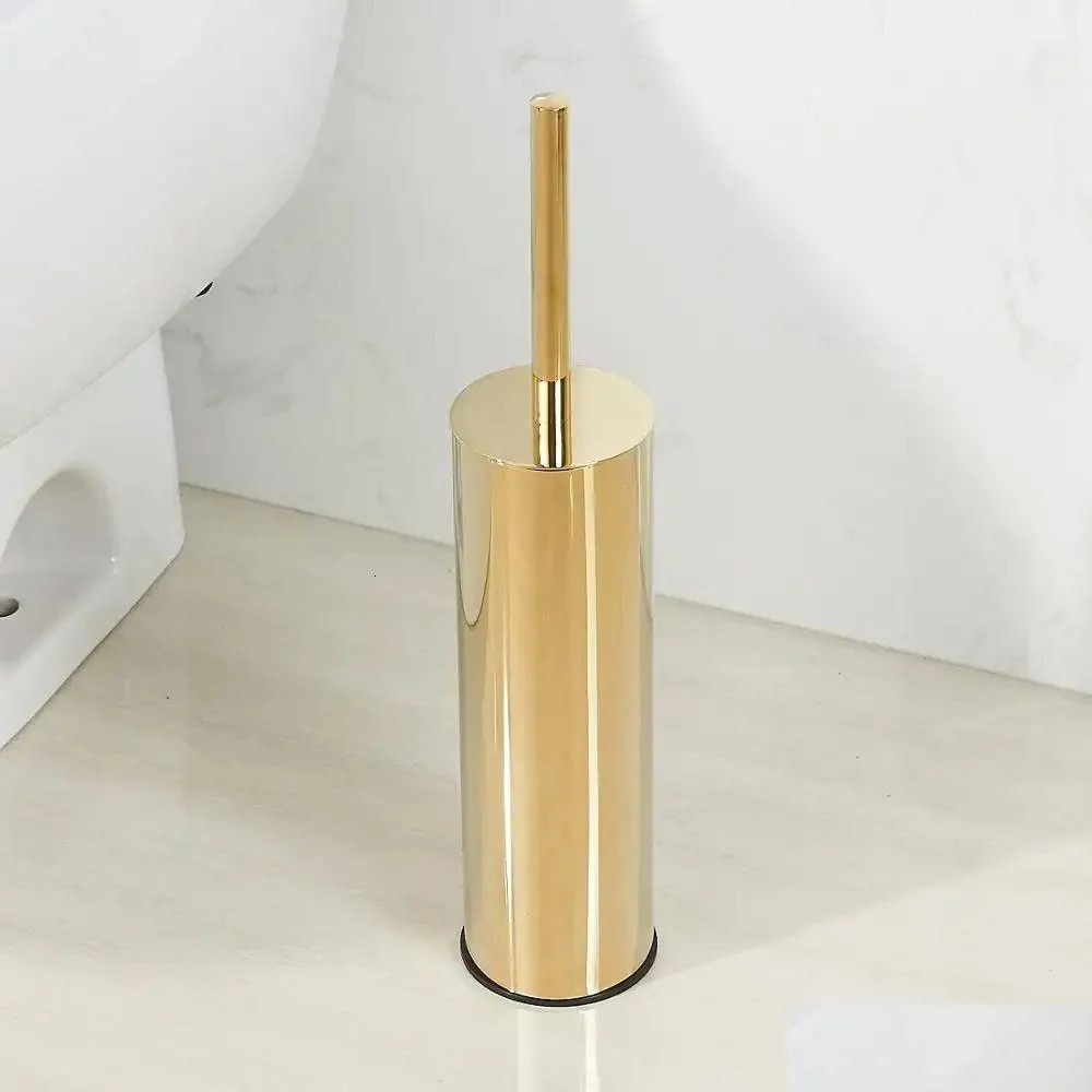 toilet brushes holders 304 stainless steel toilet brush gold bathroom cleaning tool brush holder with toilet brush 231025