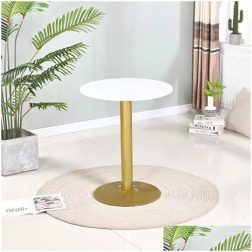 nordic light luxury negotiation table living room furniture cafe dessert shop metal chair for indoor home decor