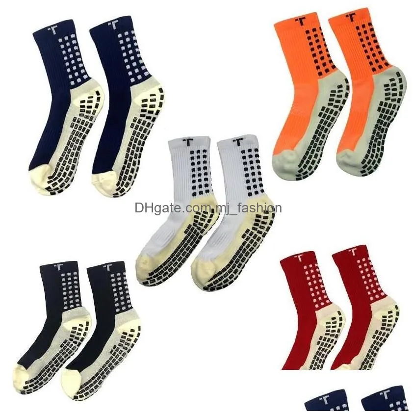 Sports Socks Mix Order Sales Football Non-Slip Trusox Mens Soccer Quality Cotton Calcetines With Drop Delivery Outdoors Athletic Dh98K