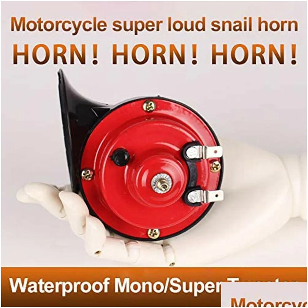 300db super train horn for trucks suv car-boat motorcycles 12v vehicle universal