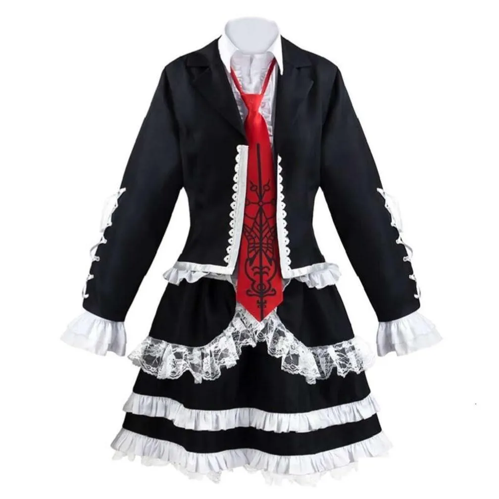 cosplay game celestia ludenberck yasuhiro taeko dangan ronpa danganronpa trigger happy havoc cosplay costume wig anime gothic loli