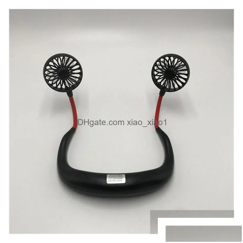 other furniture summer high fashion mini neck hanging fan portable 1200 ma usb recharge for sport ship drop delivery home garden dhysw