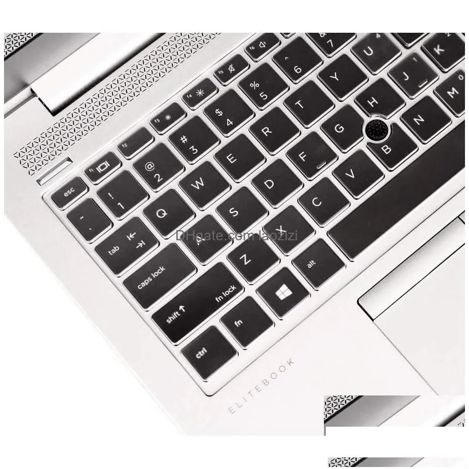 keyboard covers ers tra clear tpu laptop protector skin for elitebook 745 g5 840 g6 zbook 14u er drop delivery computers networking ke