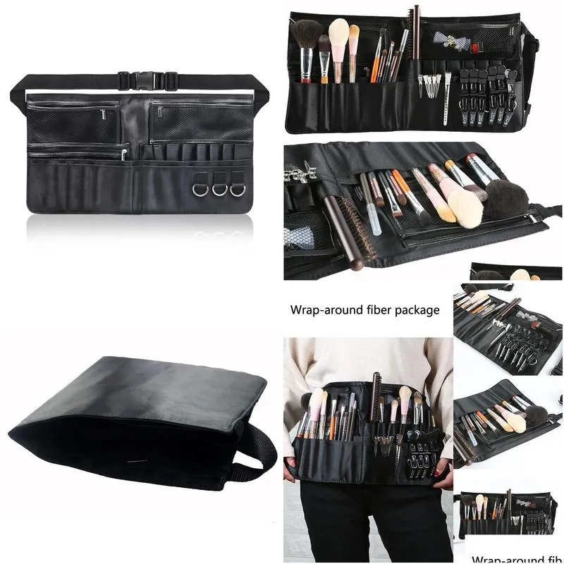 makeup tools professional bag waist women cosmetic brush with belt travel brushes organizer waterproof case 230314