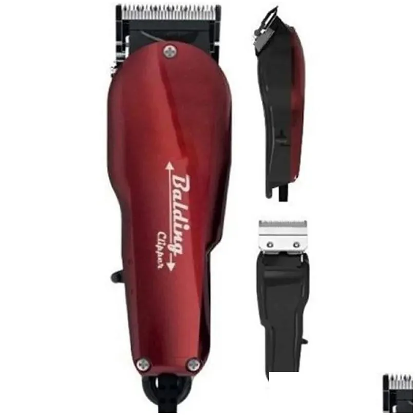 8110 blading clippers metal hairs clipper hair trimmers electric razor men steel head shaver red eu uk us plug