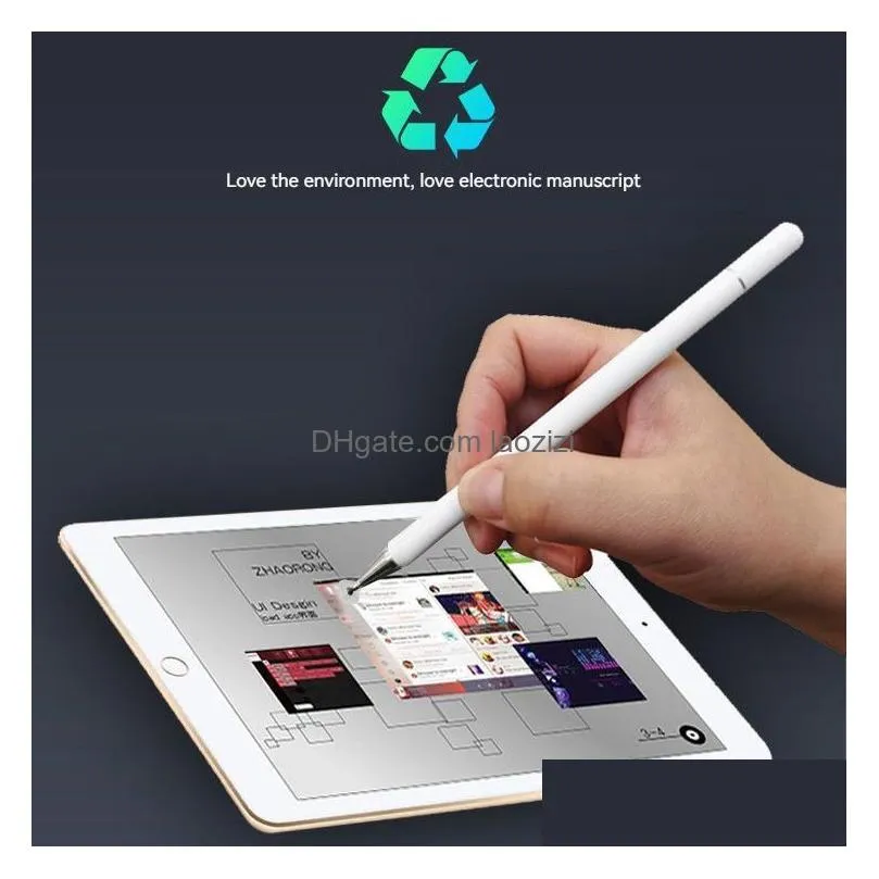 durable stylus anti-mistouch absorbable touch screen applicable  android  ipad universal stylus tablet pen drawing pen mobile capacitive