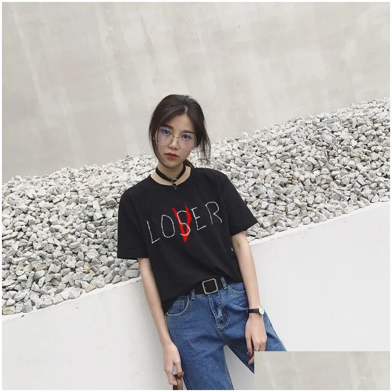 Women`S T-Shirt Zsiibo New Movie Losers Club T Shirt Casual Men Women Cotton Short Sleeve Loser Lover Has Inspired Tops Nvtx96 Drop De Dhmpt