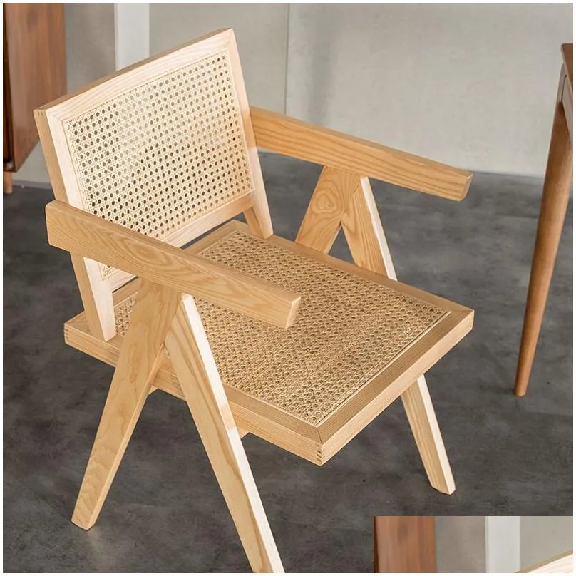 natural indonesian real rattan cane webbing roll furniture chair table ceiling background door diy material