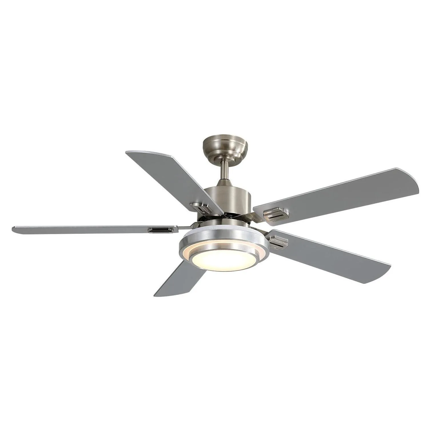 US Stock 52 Inch Ceiling Fan with Light and Remote Reversible Dimmable Speed Adjustable Modern Style ETL Listed KBS-5207 TTK