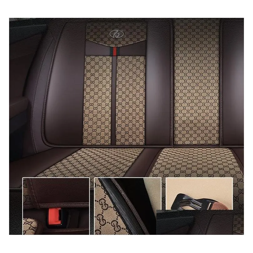 car seat covers autocovers for sedan suv durable leather universal set five seaters cushion mat front and back multi design