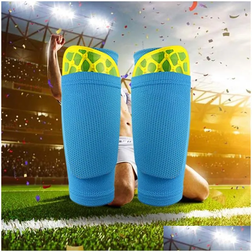 Elbow & Knee Pads Elbow Knee Pads Man Football Protective Socks Soccer Guard For Shin Leg Sleeves Supporting Sockelbow Drop Delivery S Dhxhz