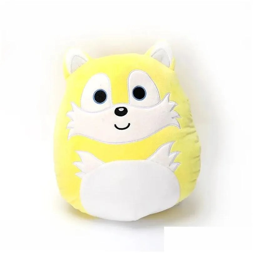 wholesale anime sonic hedgehog plush toy plush toy children`s gaming companion company activity gift sofa throw pillows home