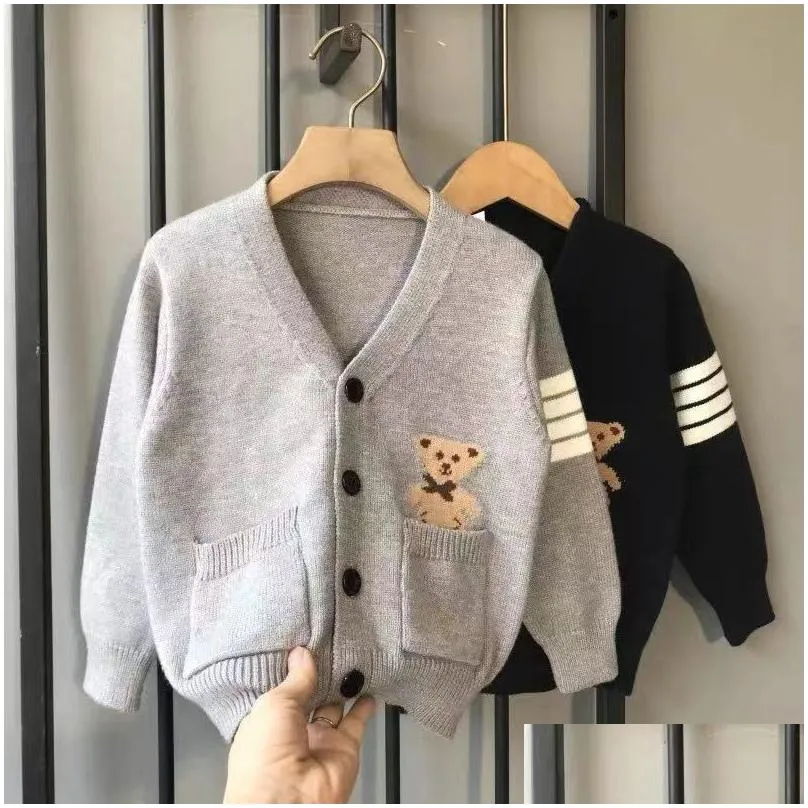 2023childrens pure cotton round neck sweatshirt autumn boys and girls loose thin sweater fashion kids long sleeve top hoodie 100-140cm