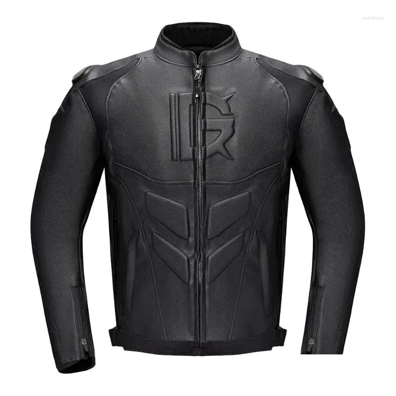 motorcycle apparel riding suit winter anti drop pants knight windproof men`s women`s leather jacket set