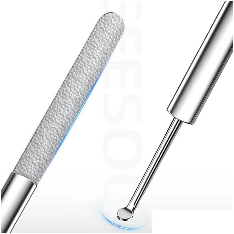 seesoo hand care nail clippers kits high grade earpick curette tweezer mini scissors cutter 1 set of 6 pcs