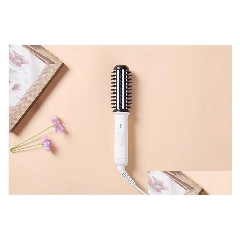 wholesale-free shipping mini portable hair sticks curling irons electric roll comb curling hair roller hair curlers electric heating