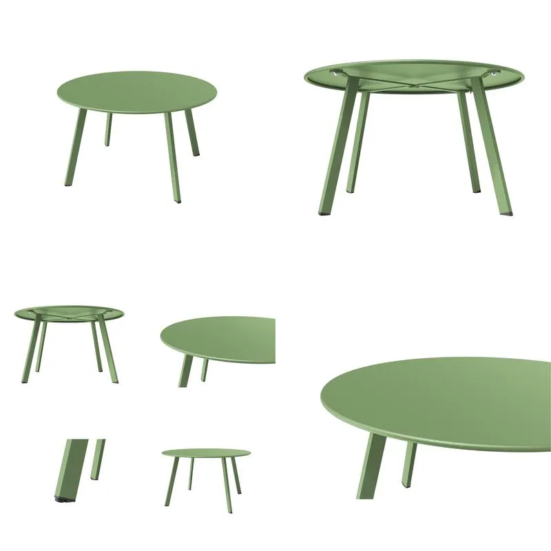 round coffee table patio side table,green