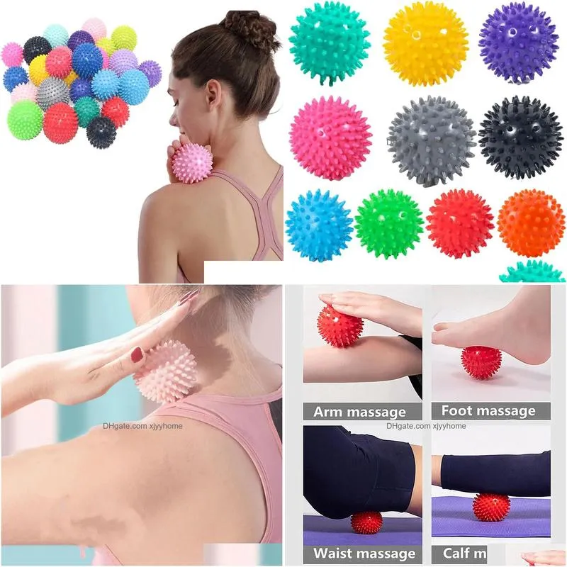Other Home & Garden Spiky Mas Ball Exercise Hand Foot Pain Relief Plantar Relievers Muscle Soreness Gift To Wife Drop Delivery Home Ga Dhghy