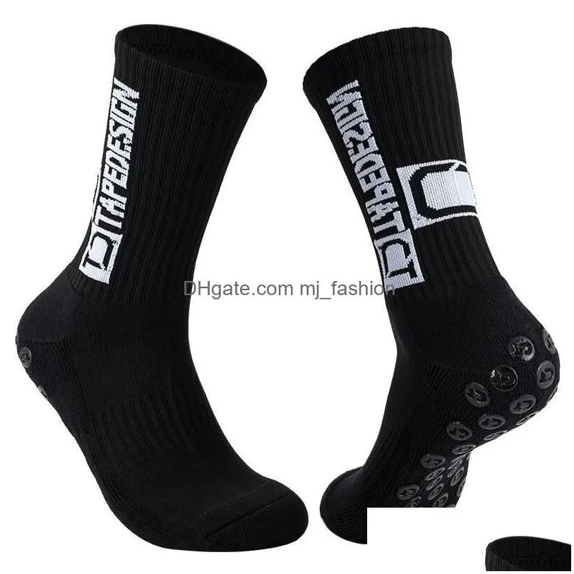 Sports Socks Style Tapedesign Soccer Warm Men Winter Thermal Football Stockings Sweat-Absorption Running Hiking Cycling Drop Delivery Dhsdr