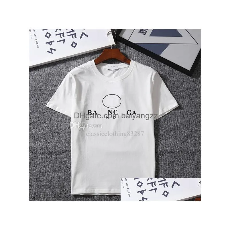 mens designer clothing famous t shirt letter print round neck short sleeve black white fashion men women t shirts s-3xl 4xl