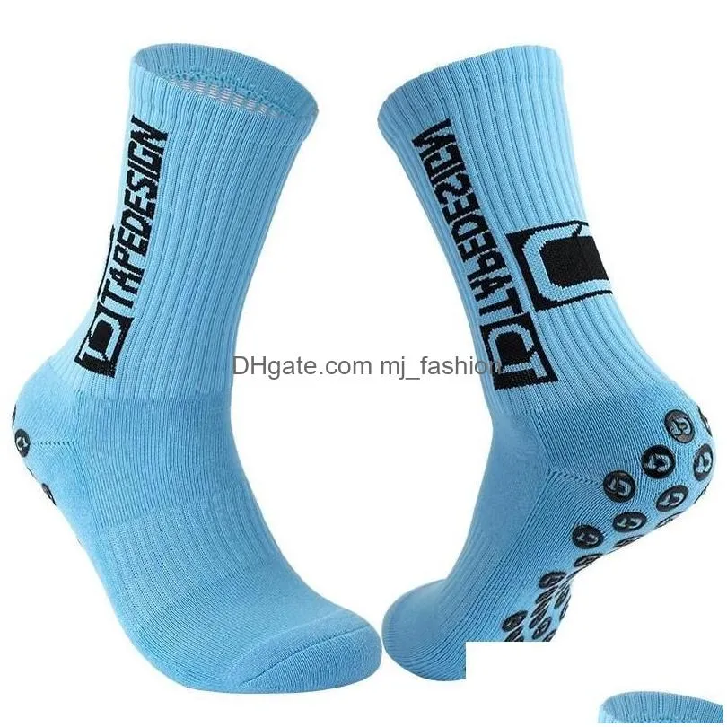 Sports Socks Style Tapedesign Soccer Warm Men Winter Thermal Football Stockings Sweat-Absorption Running Hiking Cycling Drop Delivery Dhsdr