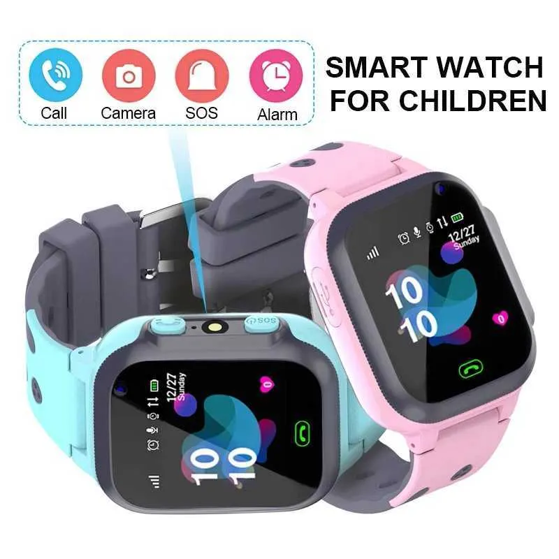 Smart Watches Kids Watches Call Kids Smart Watch Children GPS SOS Waterproof Smartwatch Clock SIM Card Location Tracker Child Watch For XIAOMI