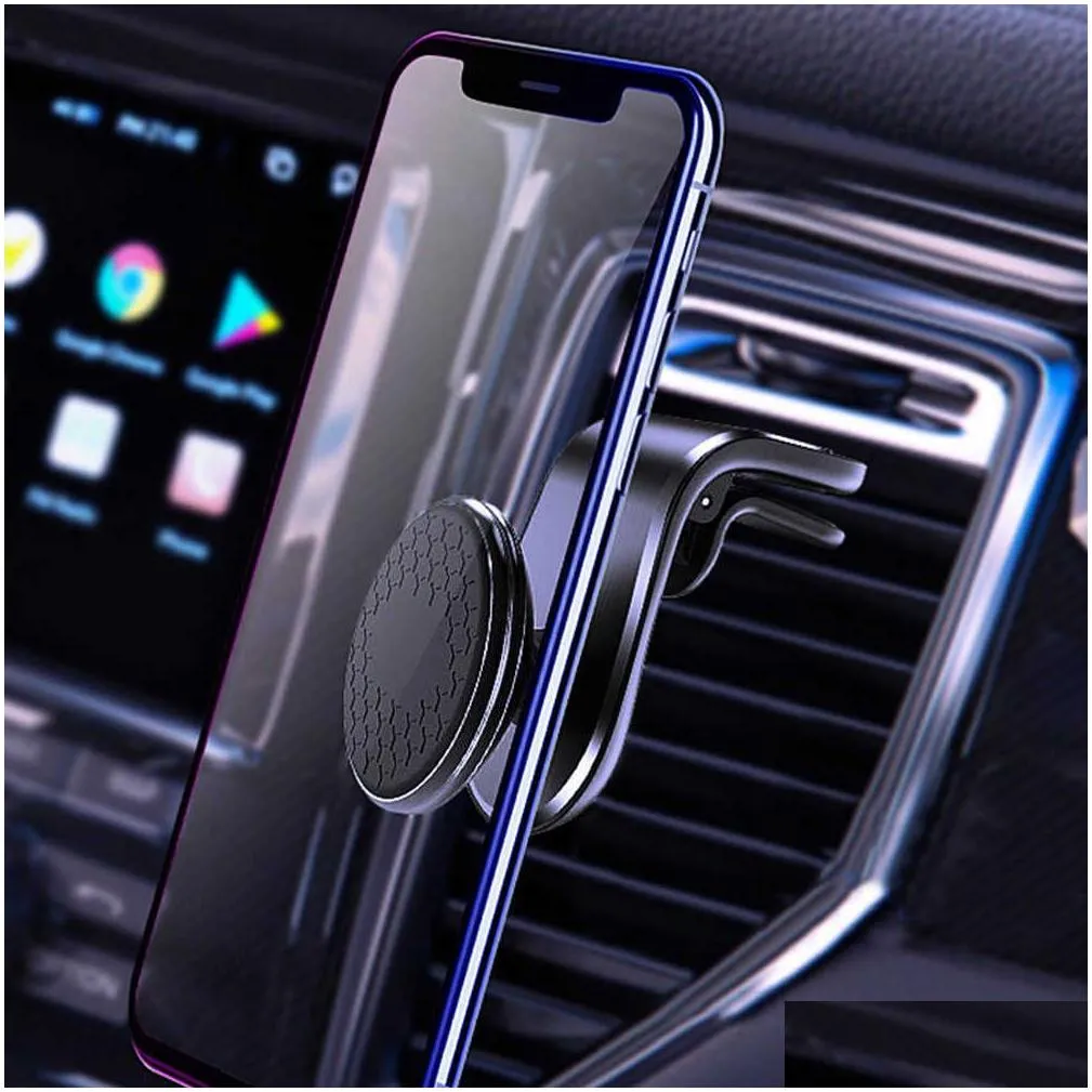 magnetic car phone holder air vent clip mount rotation cellphone gps support for xiaomi red mi  samsung phone stand