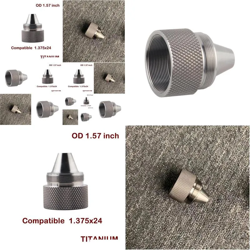 titanium screw cups thread adapter 1.375x24 fitting adpater 1/2x28 5/8x24