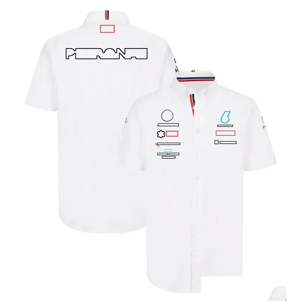 f1 t-shirt formula 1 team racing t-shirt polo shirts fans summer casual quick dry sports short sleeve f1 shirts men`s jersey top