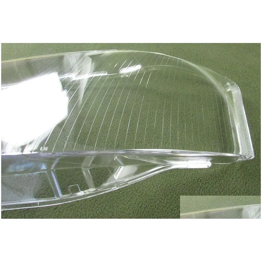 for audi a6 c5 99-02 headlamp lamp cover lens glass lamp cover headlight transparent lampshade 2pcs