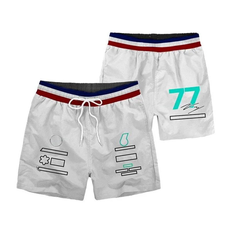 2022 new f1 shorts summer team sports pants outdoor casual sports racing pants