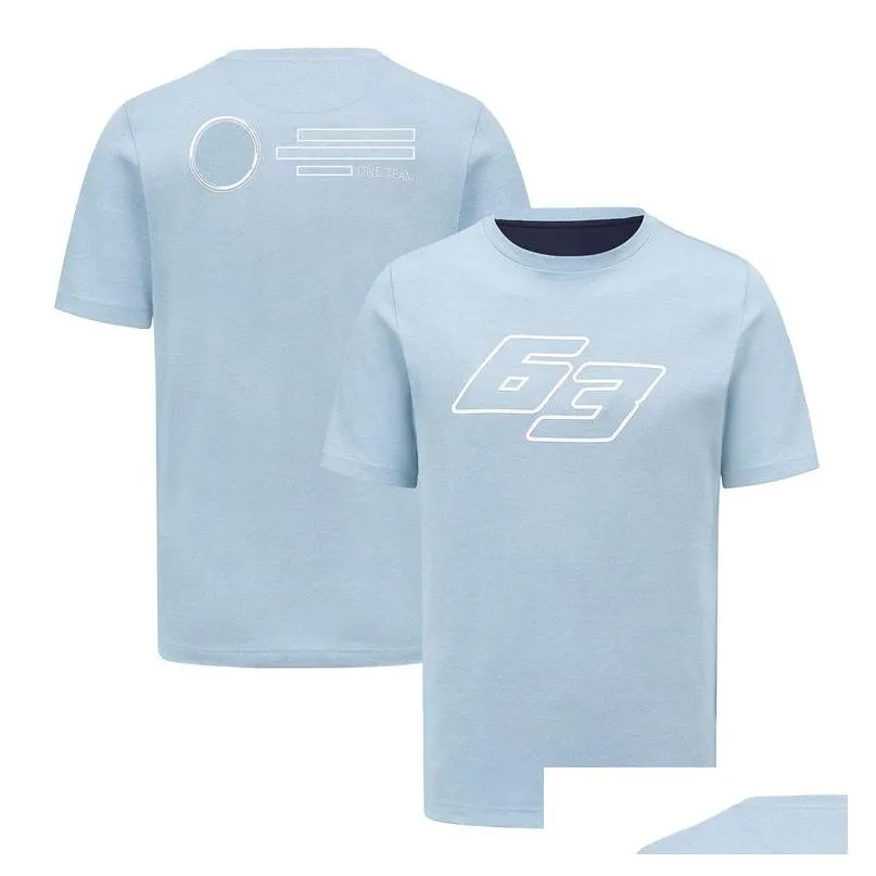 2022 new f1 team uniforms men and women 44 racing suits casual car fans t-shirts can be customized