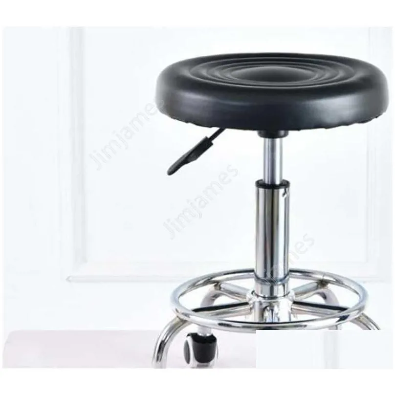 hydraulic adjustable salon stool swivel rolling tattoo chair spa massage commercial furniture sea shipping daj314