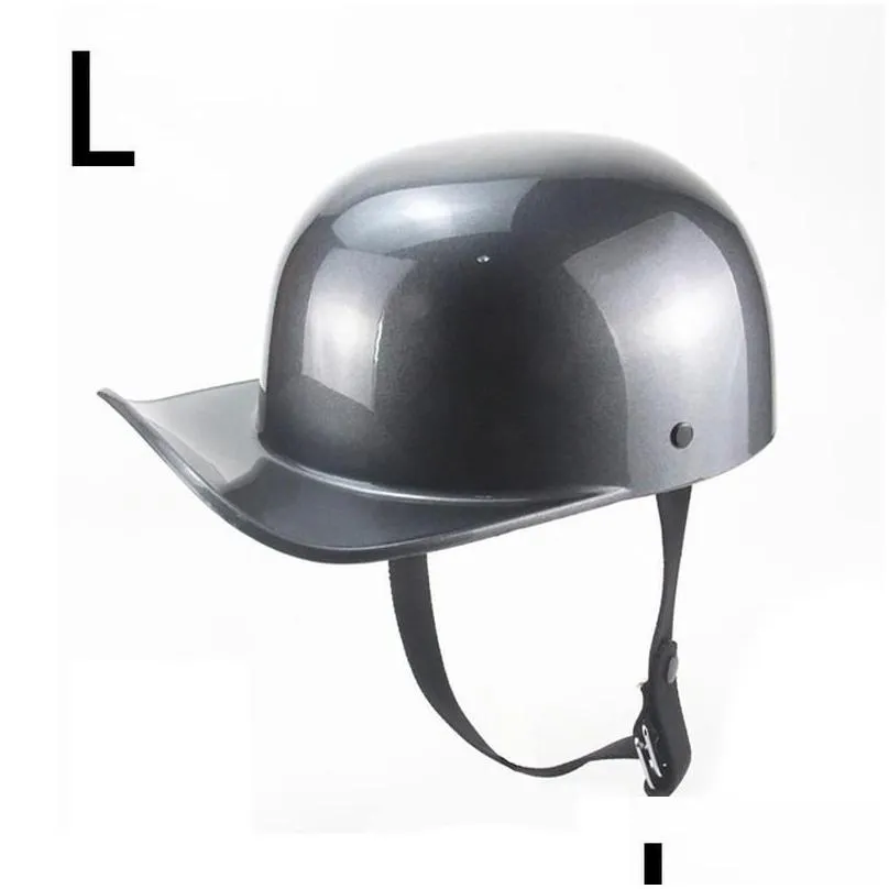 motorcycle helmets helmet retro black adult open face half moto vintage full baseball cap accessories duck motorbike riding