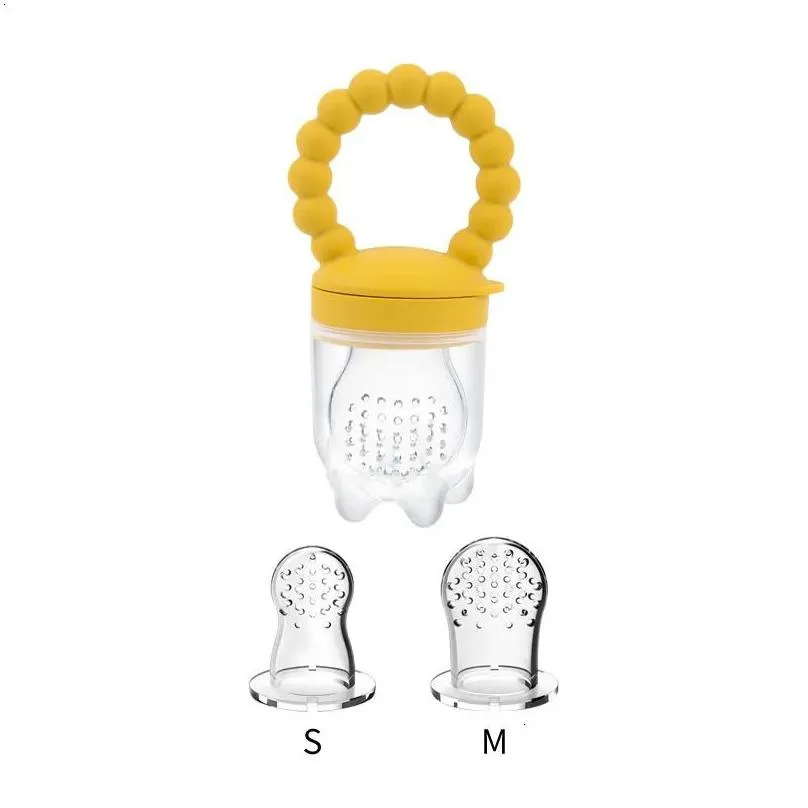 pacifier holders clips baby fruit feeder silicone mesh bag food grade and vegetable nursing toddler teething toys 231109