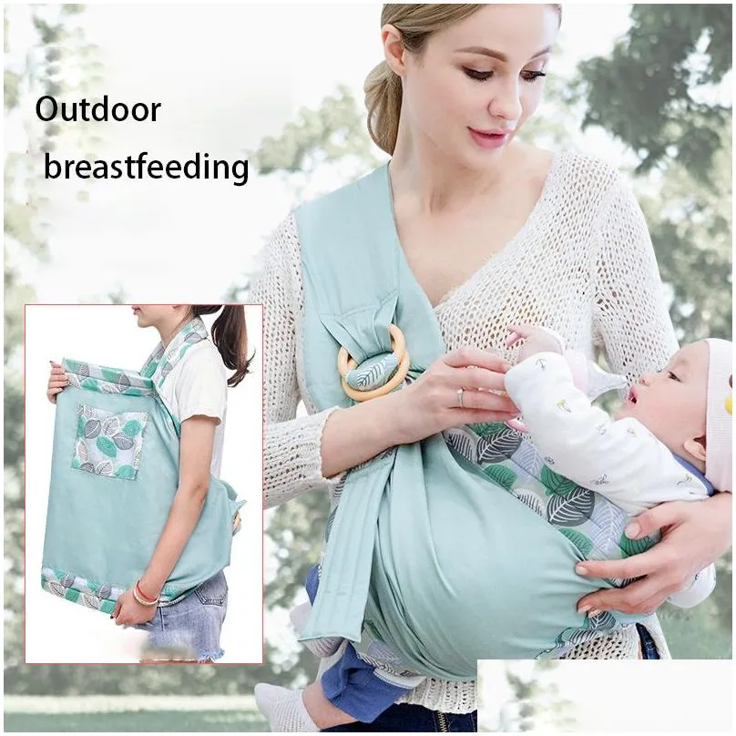 baby carrier sling for infant breathable natural wrap newborns soft cotton nursing cover multi-functional breastfeeding towel