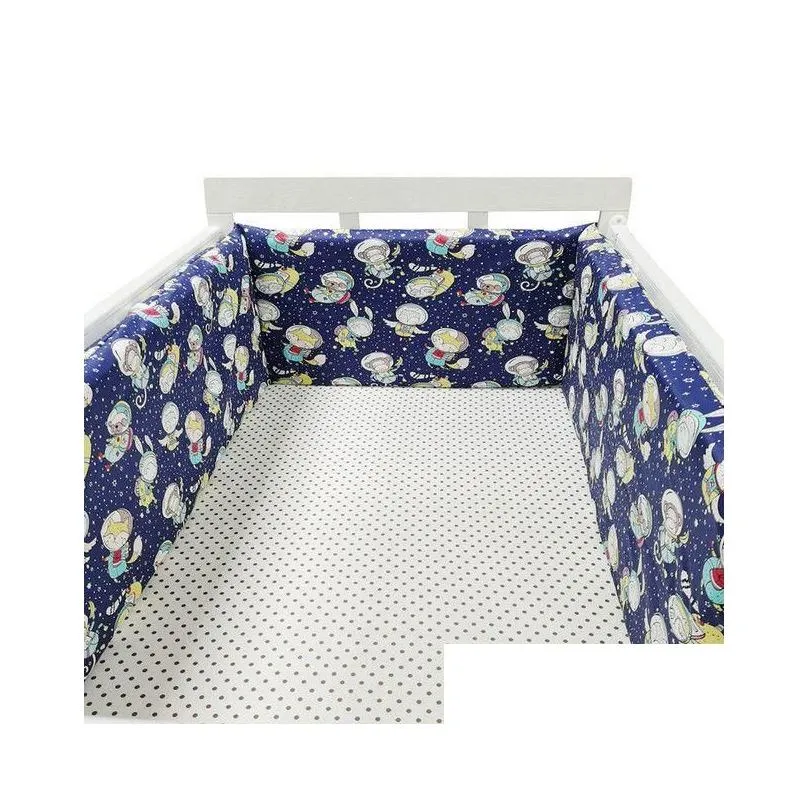 bed rails 20030cm baby crib fence cotton protection railing thicken bumper onepiece around protector room decor 220909 drop delivery