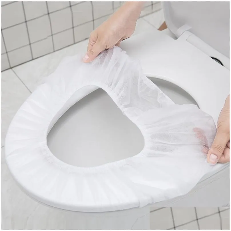 disposable toilet mat household waterproof non-woven dirty seat cover